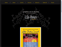 Tablet Screenshot of kenjonesgraphics.com